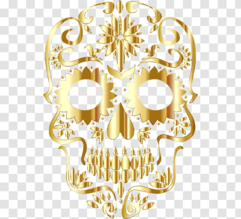 La Calavera Catrina Skull Clip Art - Symbol - Sugar Transparent PNG