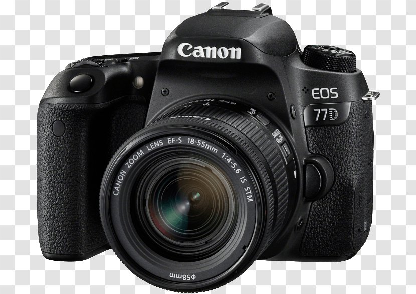 Canon EOS 77D 800D 6D Mark II Digital SLR - Reflex Camera - Amp Transparent PNG