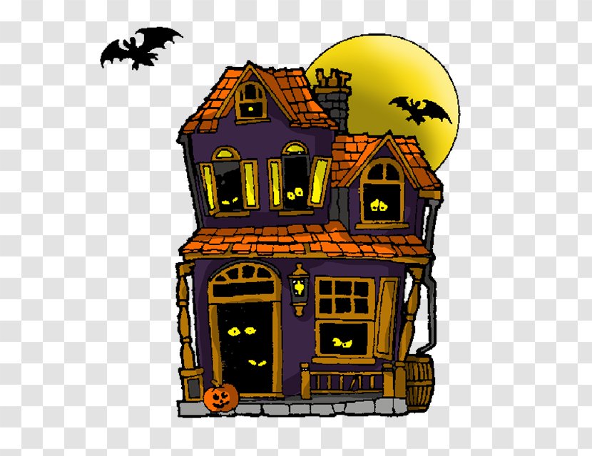 Haunted House YouTube Clip Art - Silhouette Transparent PNG