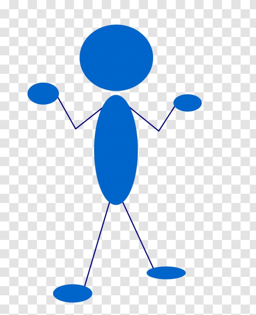 clip art blue bonhomme transparent png pnghut