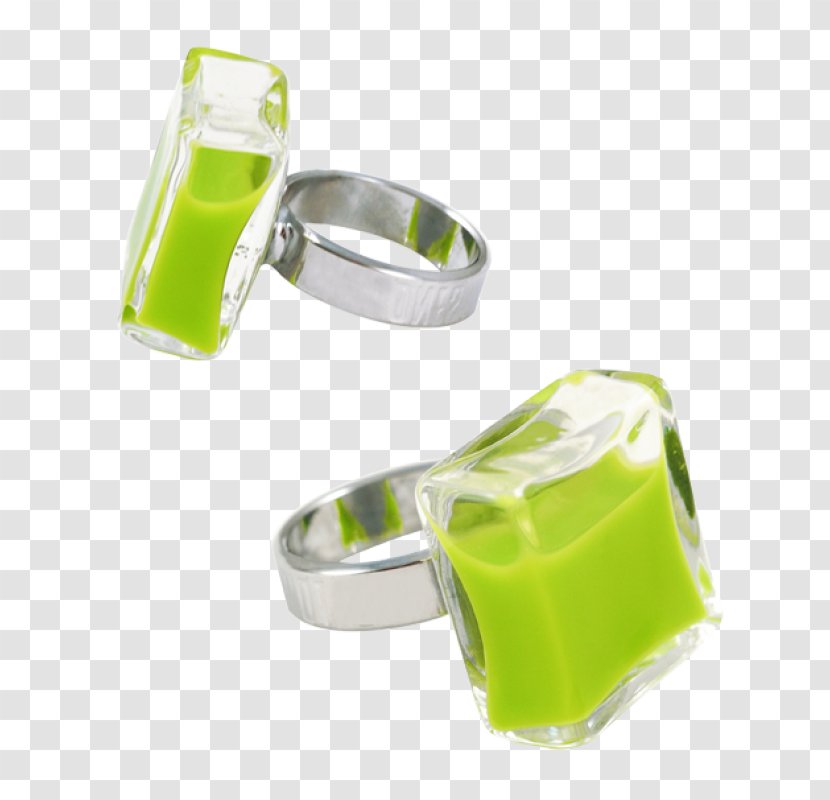 Ring Body Jewellery Green Silver - Yellow Transparent PNG
