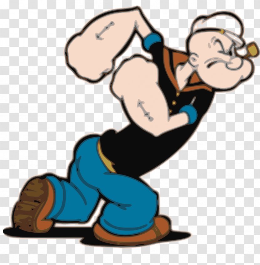 Popeye: Rush For Spinach Olive Oyl J. Wellington Wimpy Cartoon - Male - Popeye Transparent PNG