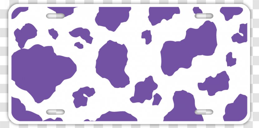 Cattle Paper Printing Sticker Clip Art - Area - Purple Cow Cliparts Transparent PNG