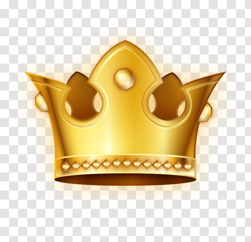 King Crown Queen Regnant - Copyright - Golden Transparent PNG