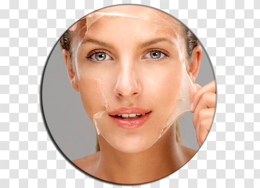 Chemical Peel Exfoliation Facial Skin Face - Jaw Transparent PNG