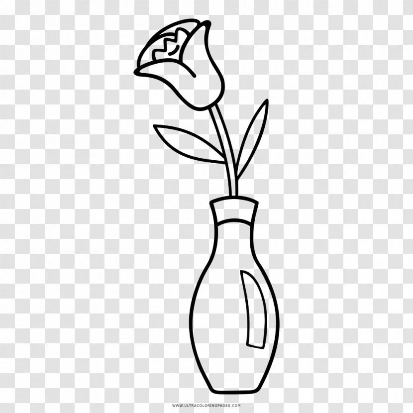 Drawing Coloring Book Vase Painting - White Transparent PNG
