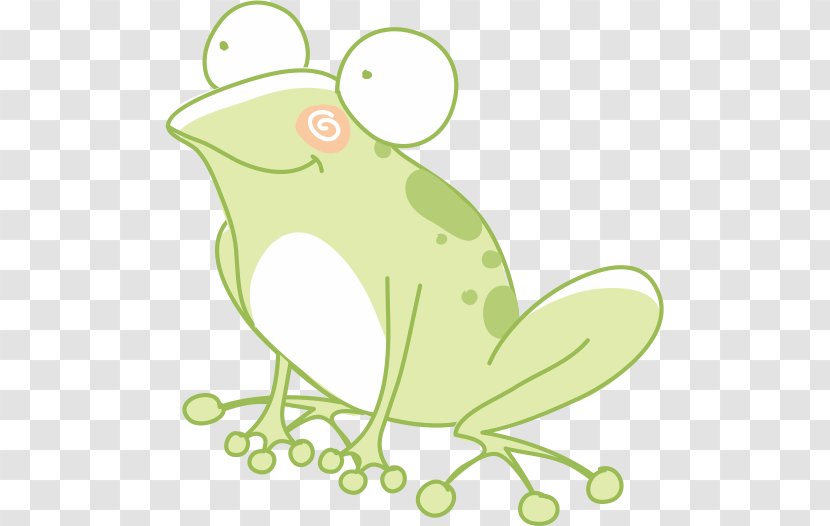 Frog Cartoon Drawing - Painted Transparent PNG