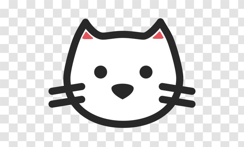 Kitten Cat Pet Sitting Vector Graphics Logo - White Transparent PNG