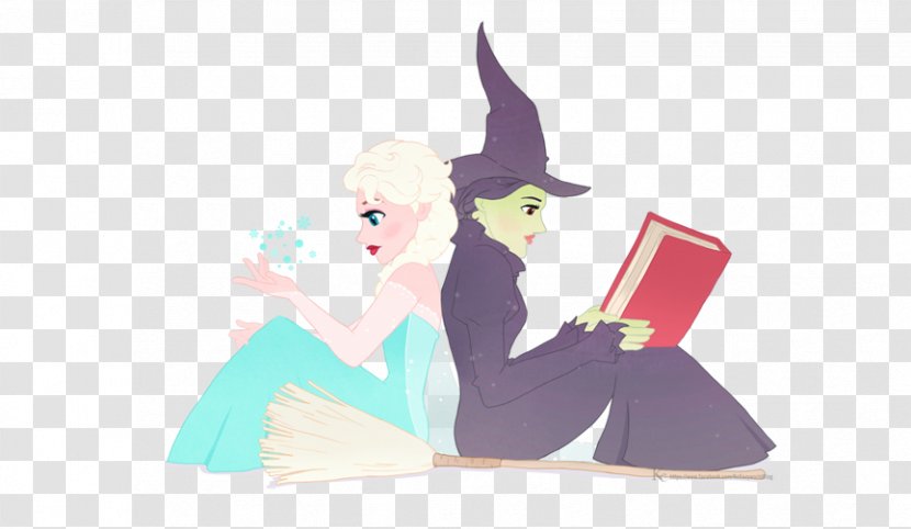 Elsa Glinda Anna Wicked Witch Of The West Elphaba - Cartoon Transparent PNG
