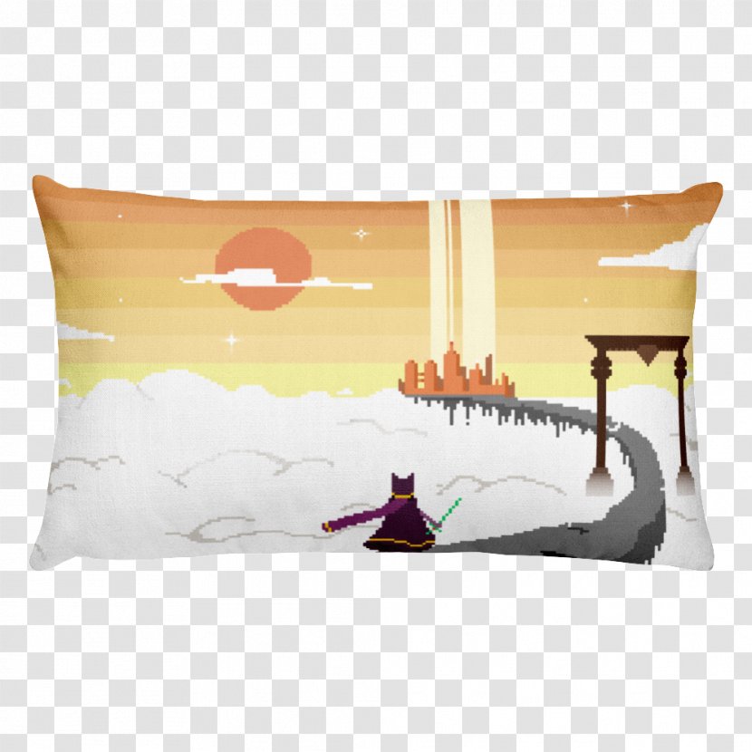 Throw Pillows Cushion 8-bit Textile - Pillow Transparent PNG