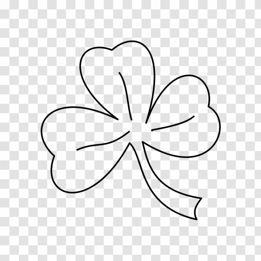 Drawing Heraldry Clover Figura - Point - Shamrock Transparent PNG