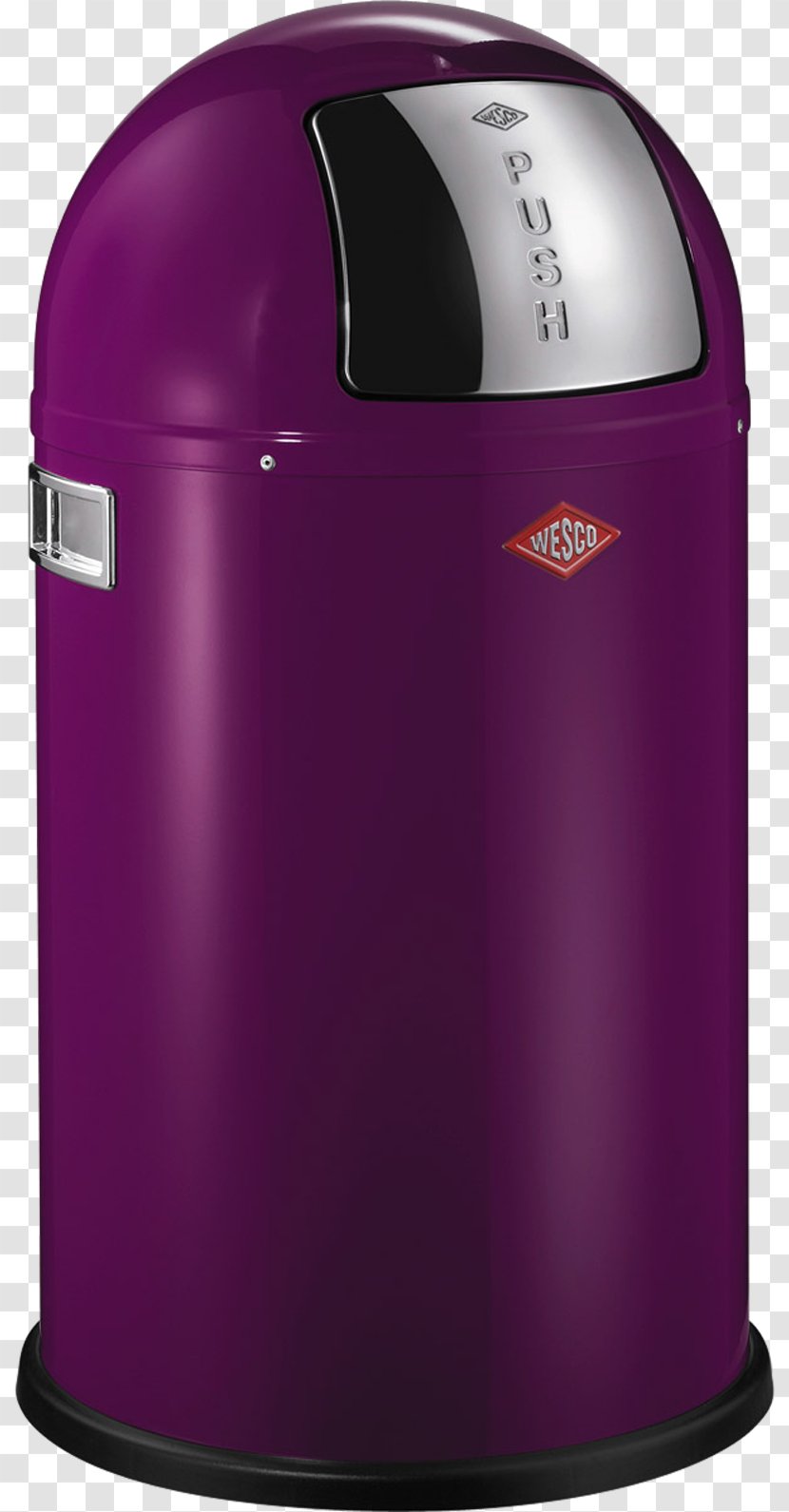 Rubbish Bins & Waste Paper Baskets Wesco Pushboy Junior 175 11.4 Gallon Swing Top Trash Can Liter - Container - Frank L Culbertson Jr Transparent PNG