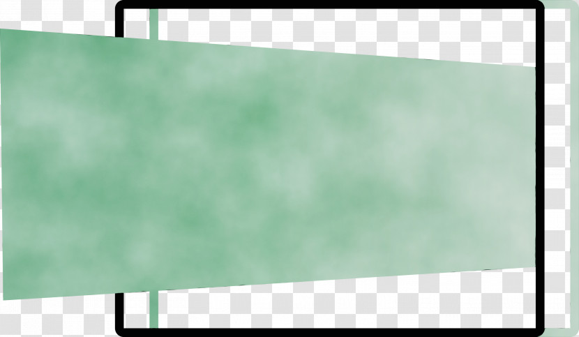 Green Rectangle Table Furniture Transparent PNG