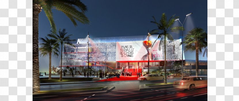 Palais Des Festivals Et Congrès Building Architect Palace Facade - Light Transparent PNG