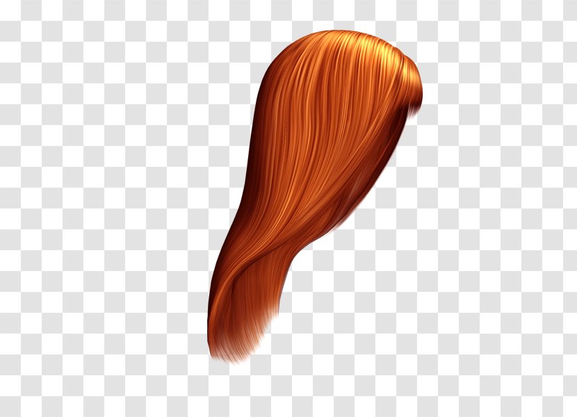 Hair Coloring Long Caramel Color - Hu Transparent PNG