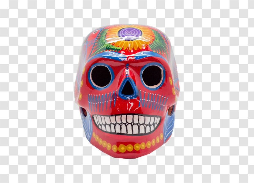 Skull Day Of The Dead Mexican Cuisine Festival Ceramic - Terracotta - Hand-painted Transparent PNG