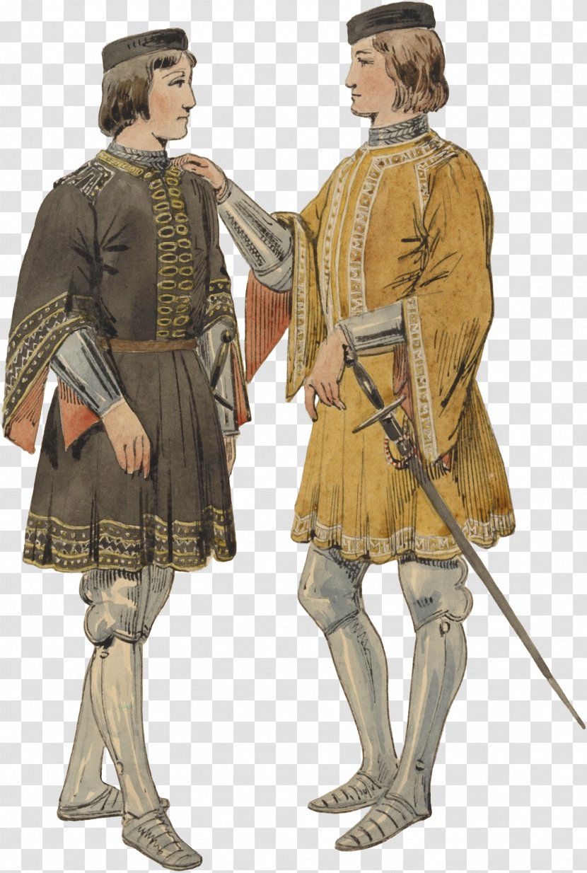 Middle Ages Military Uniform Robe Infantry - Costume Transparent PNG