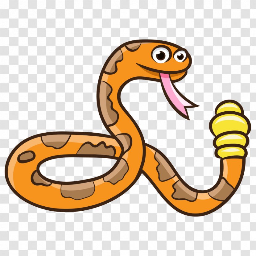 Snakes Clip Art Vector Graphics Image - Cartoon - Rattlesnake Snake Transparent PNG