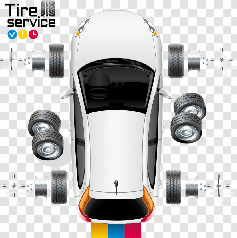 Car Euclidean Vector Tire Illustration - Brand - Repair The Transparent PNG