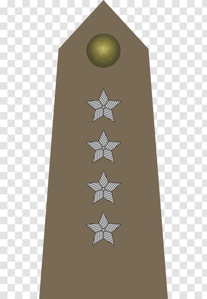 Polish Armed Forces Army Colonel Special Military Rank - Major General Transparent PNG