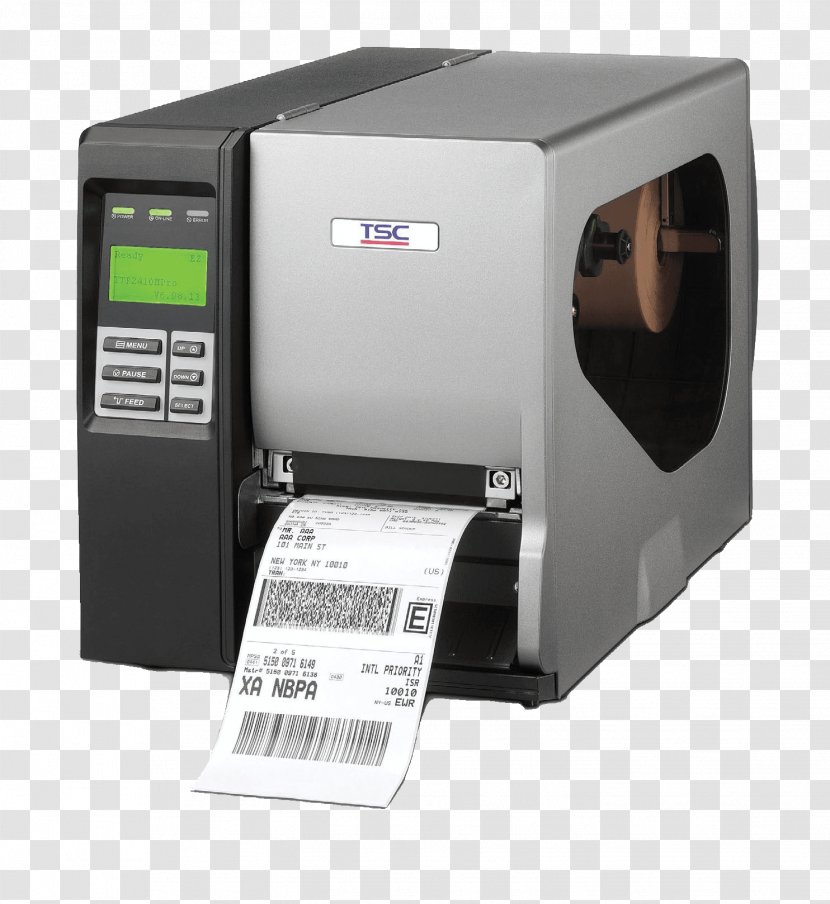 Barcode Printer Label Printing - Output Device Transparent PNG