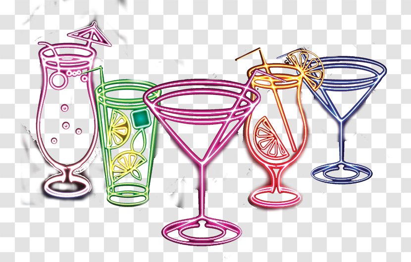 Cocktail Cosmopolitan Martini Wine Glass - Drinkware - Champagne Transparent PNG