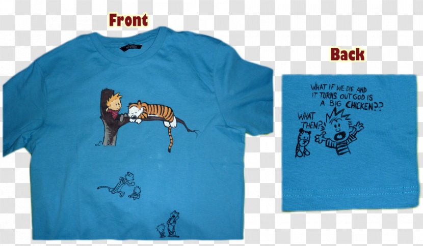 T-shirt Calvin And Hobbes Sleeve Art - Top Transparent PNG