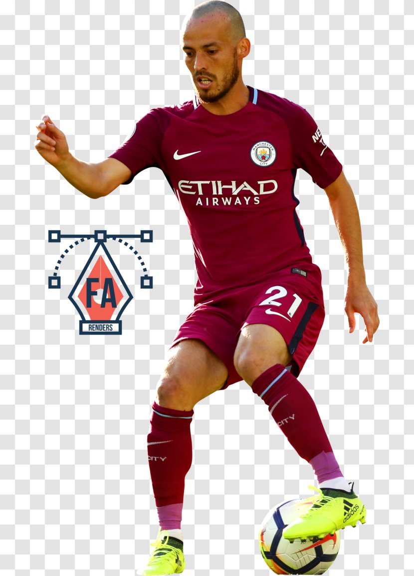 David Silva Manchester City F.C. Spain National Football Team Rendering Transparent PNG