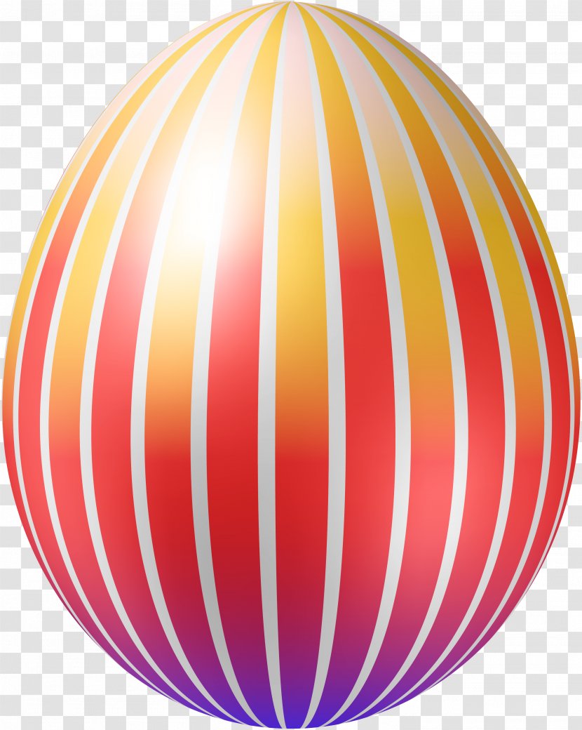 Sphere Easter Egg Ball Recreation - Red Lines Of Eggs Transparent PNG
