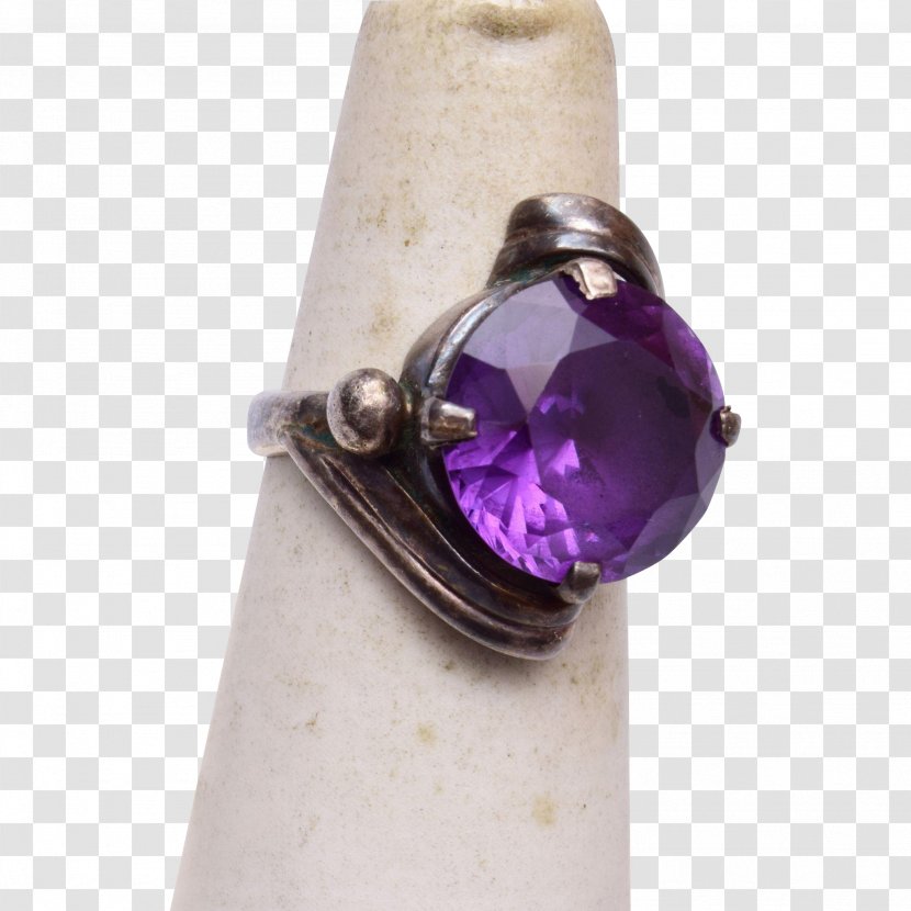 Jewellery Amethyst Gemstone Ring Size Transparent PNG