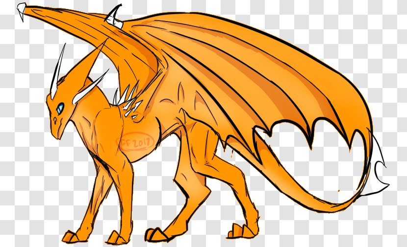 Red Fox Line Art Dragon Cartoon Clip - Animal - Hu Transparent PNG