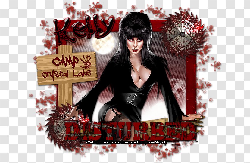 Advertising Album Cover Black Hair Character Blood - Crystal Lake Transparent PNG