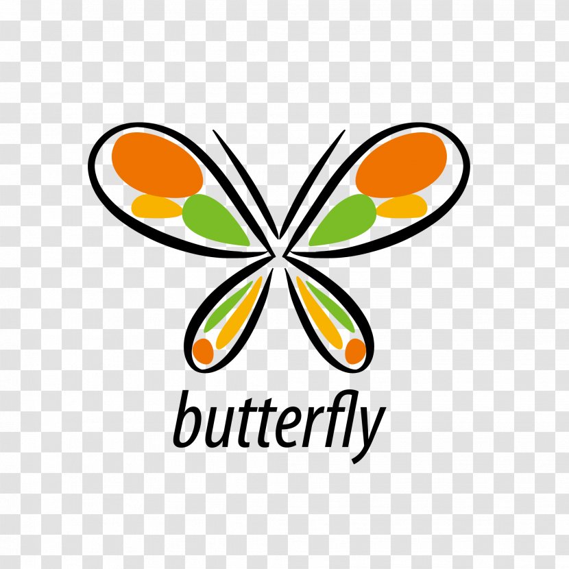 Vector Graphics Clip Art Butterfly Logo Image - Insect - Cute Transparent PNG