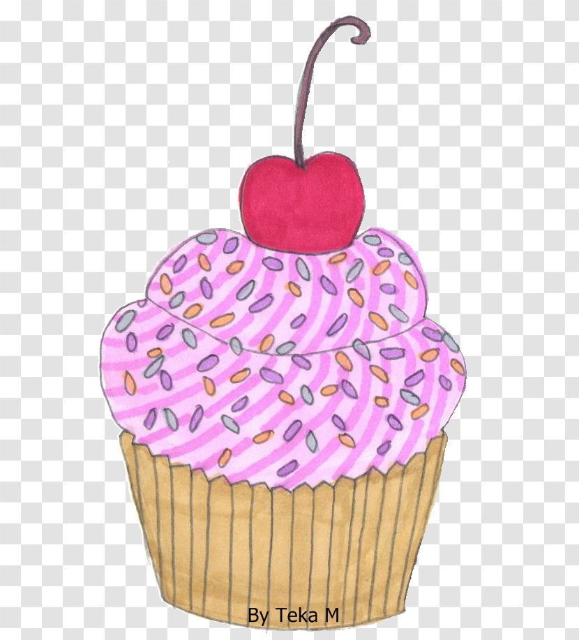 Cupcake Muffin Fruitcake - Cherry Cake - Cup Cakes Transparent PNG