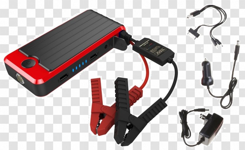 Battery Charger Car Jump Start Pack - Power Converters Transparent PNG