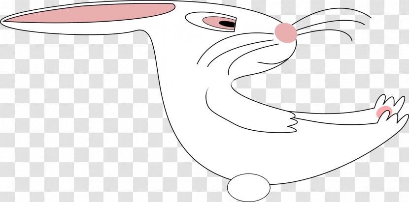 Drawing Line Art /m/02csf - Frame - Bunny Transparent PNG