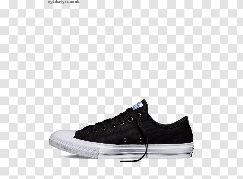 Chuck Taylor All-Stars Converse CT II Hi Black/ White Sports Shoes - All Star Low - Cheap For Women Transparent PNG