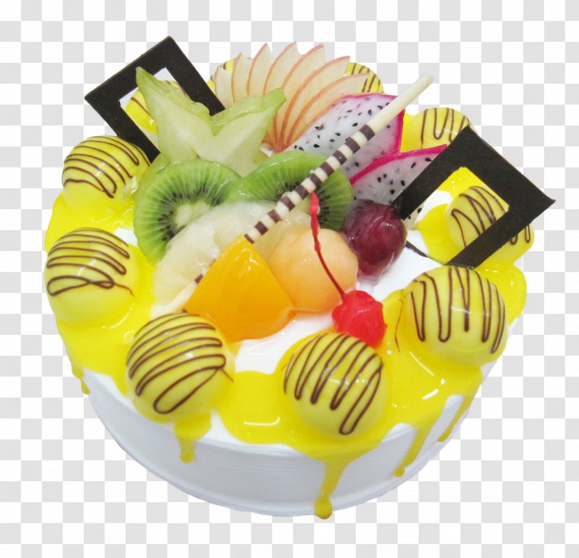 Birthday Cake Torte Bxe1nh - Yellow - Delicious Dessert Transparent PNG