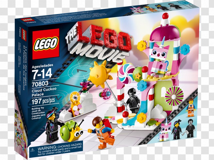 Amazon.com Emmet Wyldstyle LEGO 70803 The Movie Cloud Cuckoo Palace - Lego Transparent PNG