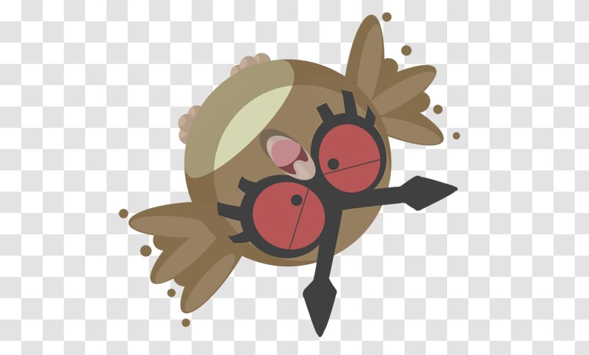 Hoothoot Noctowl Pokémon Flight Bird - Silhouette - Hoot Transparent PNG