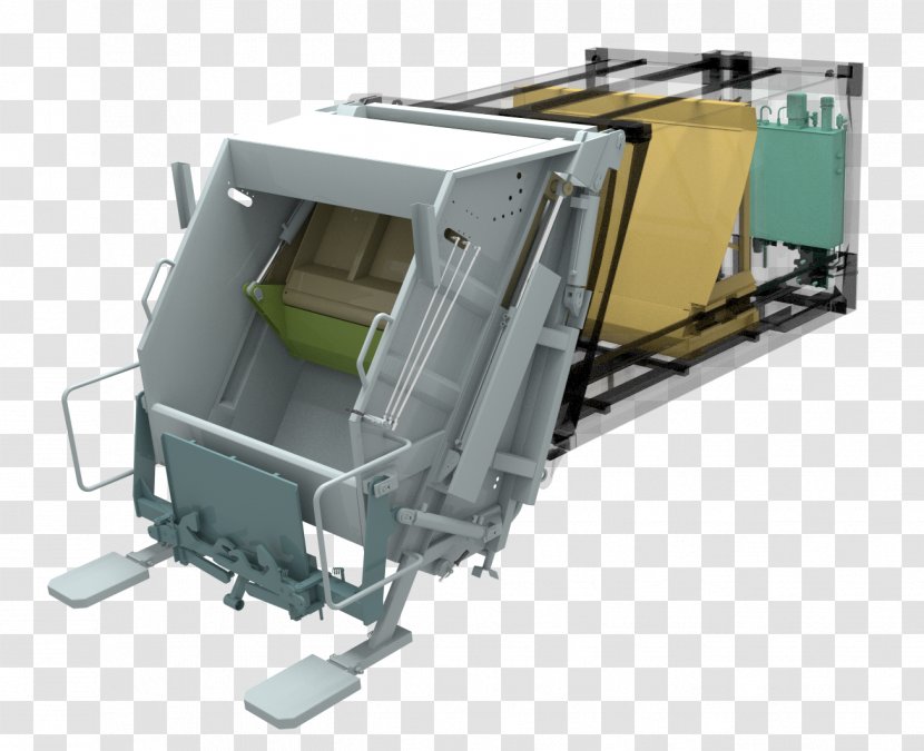 Garbage Truck Hydraulics Municipal Solid Waste Hydraulic Press - Operator Transparent PNG