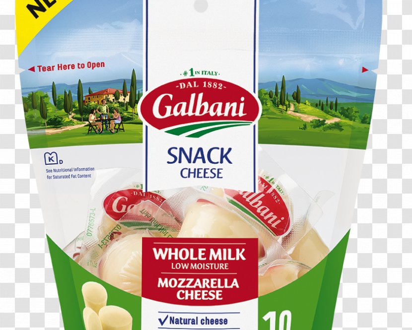 Italian Cuisine Milk Mozzarella Galbani Cheese - Dairy Transparent PNG