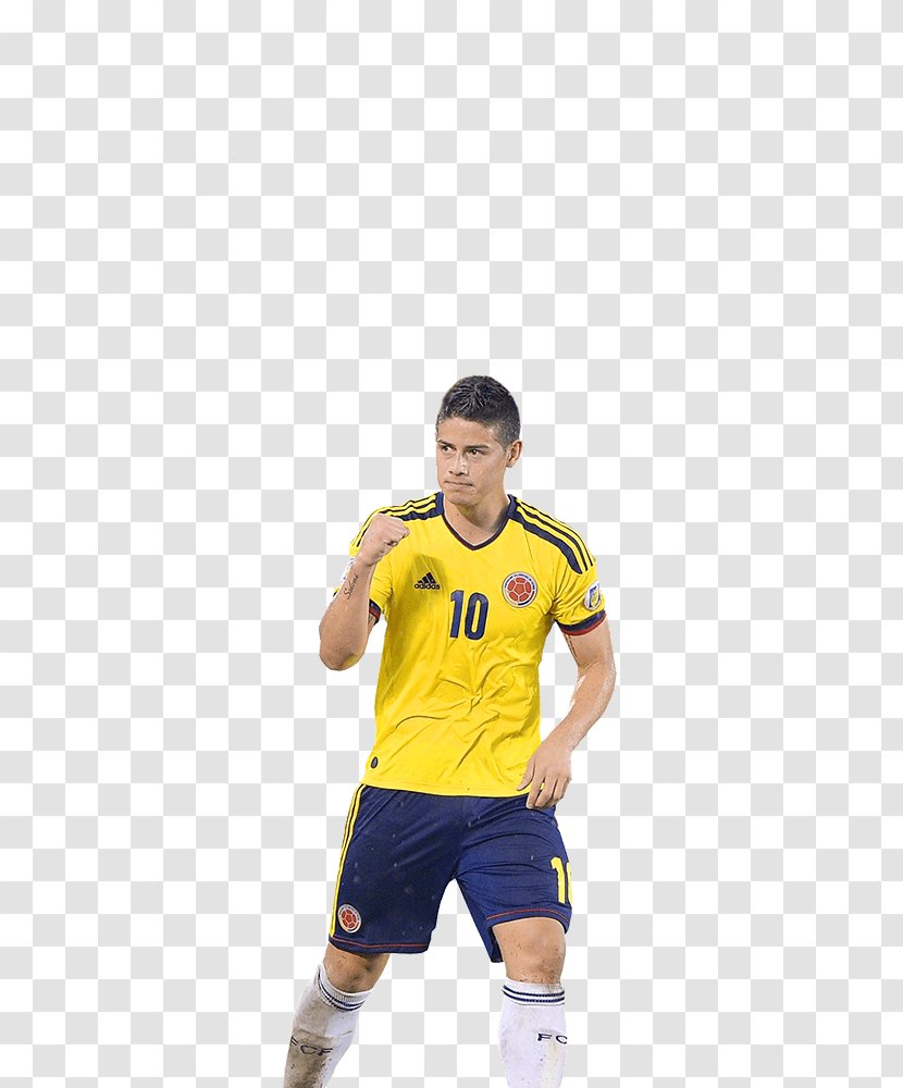 James Rodríguez Colombia National Football Team Jersey Soccer Player Transparent PNG