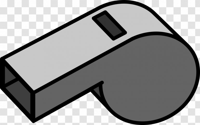 Whistle Whistling Clip Art - Black And White Transparent PNG
