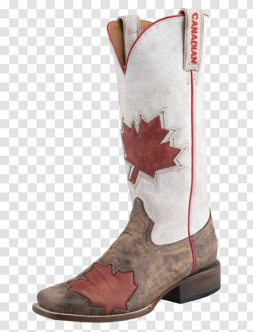 Cowboy Boot Flag Of Canada - Outdoor Shoe Transparent PNG