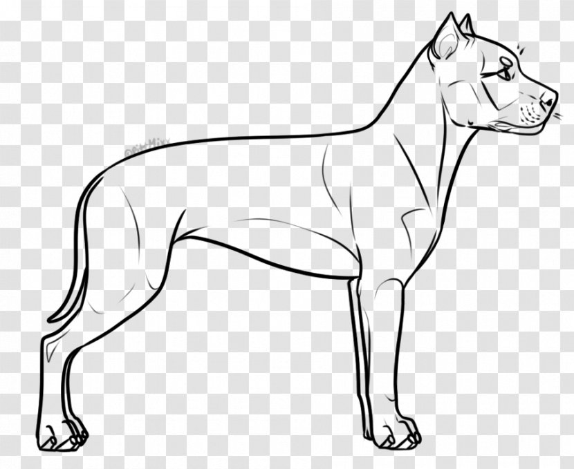 Dog Breed American Staffordshire Terrier Line Art Bull - Nonsporting Group Transparent PNG