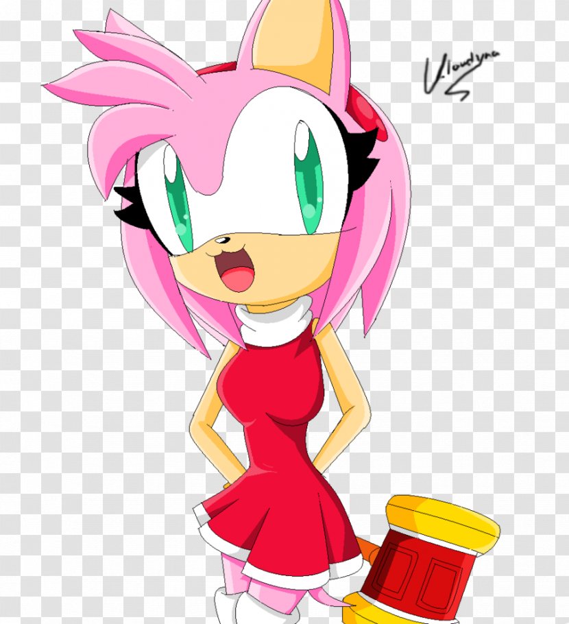 Amy Rose Ariciul Sonic The Hedgehog - Silhouette Transparent PNG