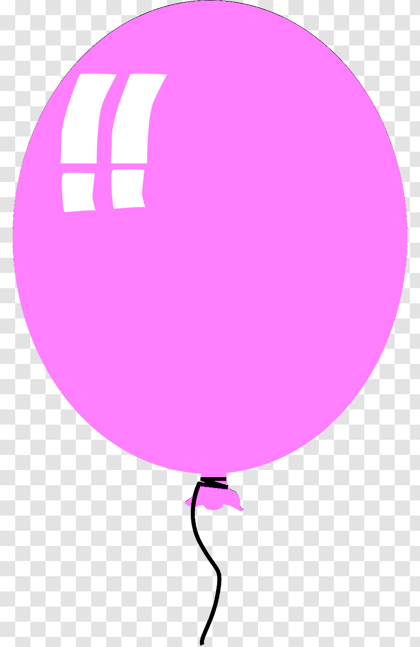 Balloon Pink Violet Magenta Purple Transparent PNG