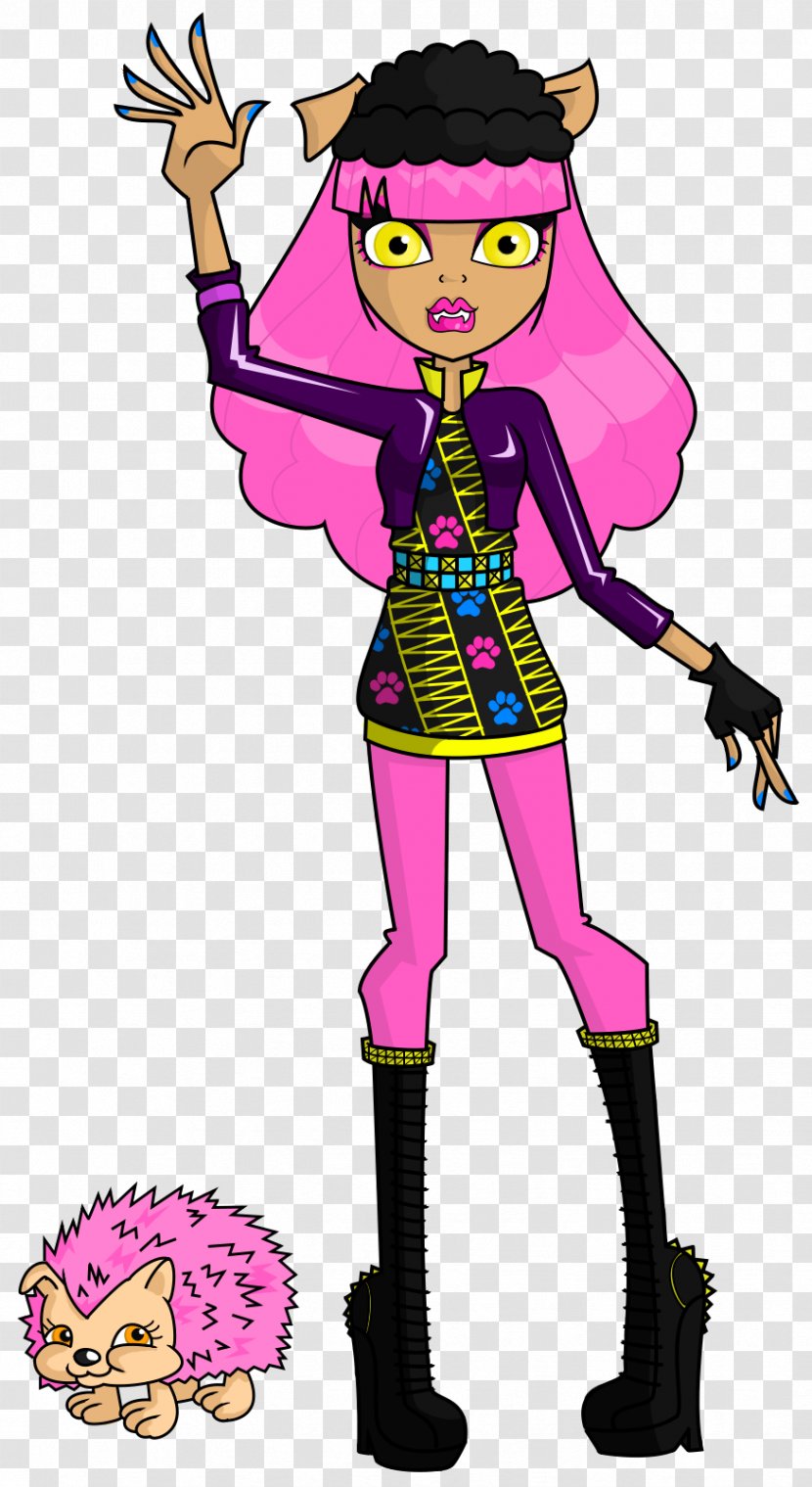 Draculaura Monster High Fashion Doll - Heart Transparent PNG