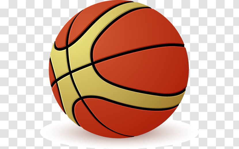 Basketball Sport Clip Art - Sphere - Vector Hand-painted Realistic Transparent PNG